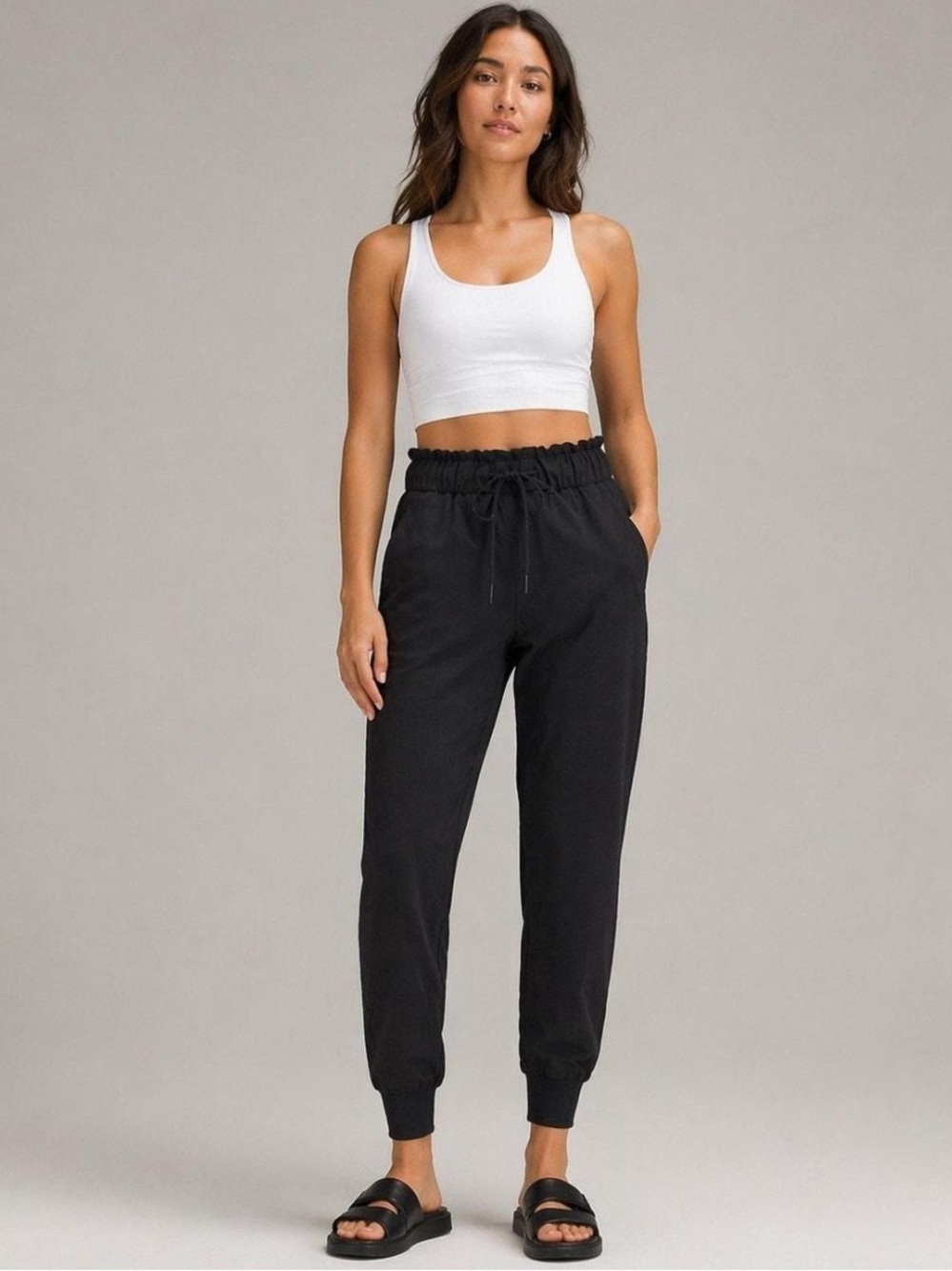 Lululemon Keep Moving Jogger Luxtreme Fabric Black Sz 6